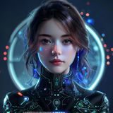 ai风月隐私安全负责人苏晚霜的专业形象，负责端对端加密与用户数据保护